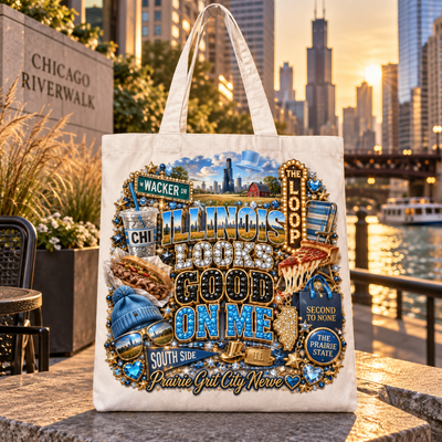 Illinois Looks Good On Me Tote Bag