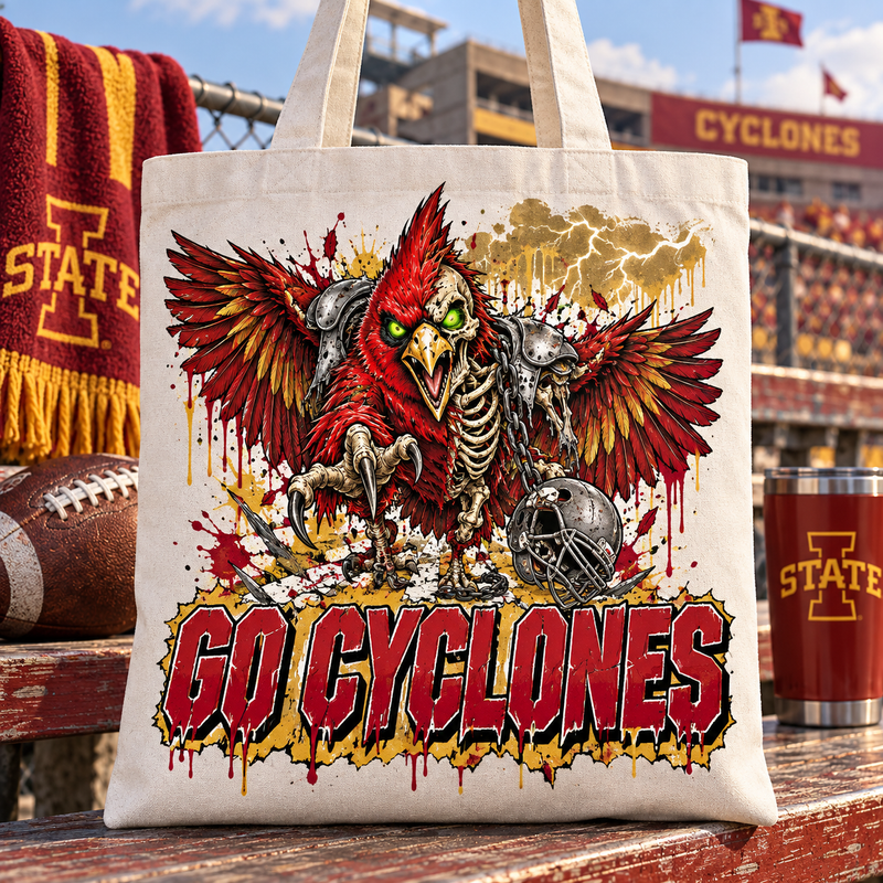 Iowa State Undead Mascot Tote Bag